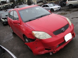 2004 TOYOTA MATRIX XR RED 1.8L AT Z17566